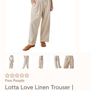 free people linen pants